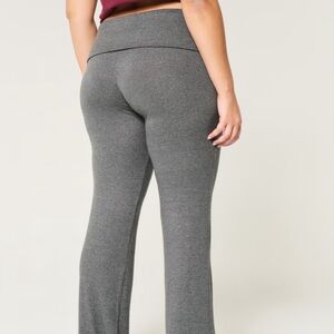 Foldover waist pants